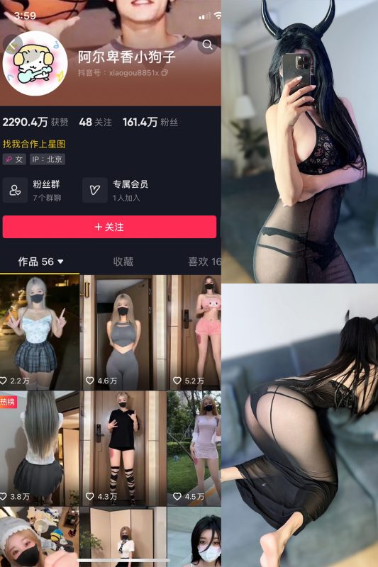 抖音 阿尔卑香小狗子 微密圈  NO.003期 【26P2V】-岛屿电鸽微密圈-全网最全抖音网红高质量总站