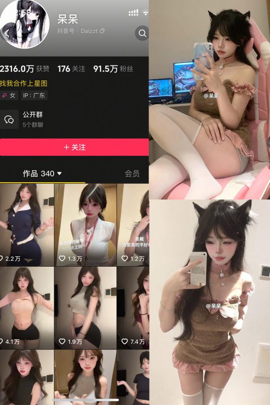 抖音 呆呆 微密圈 NO.005期 【10P5V】最新至：2025.5.9-岛屿电鸽微密圈-全网最全抖音网红高质量总站