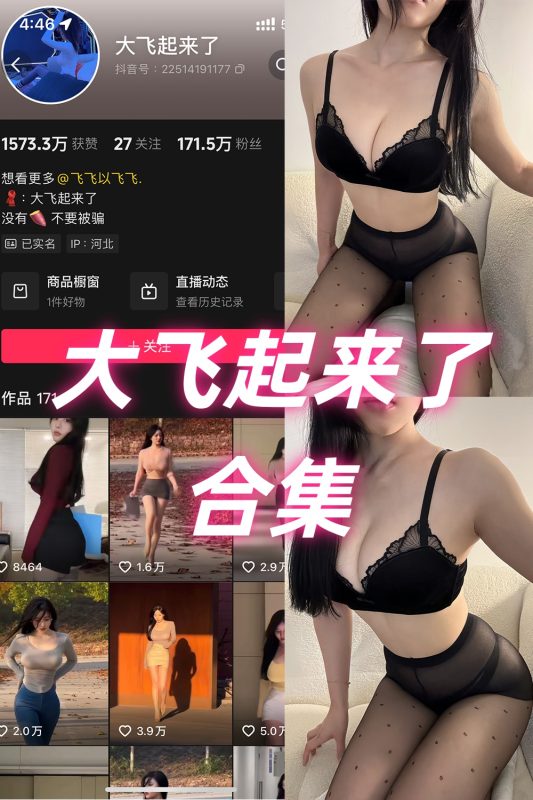 抖音 飞飞以飞飞 微密圈 NO.001-012期 合集-岛屿电鸽微密圈-全网最全抖音网红高质量总站
