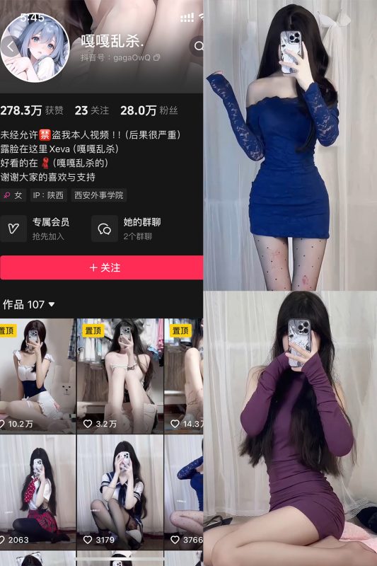 抖音 嘎嘎乱杀 铁粉空间 NO.001期 【23P7V】-岛屿电鸽微密圈-全网最全抖音网红高质量总站