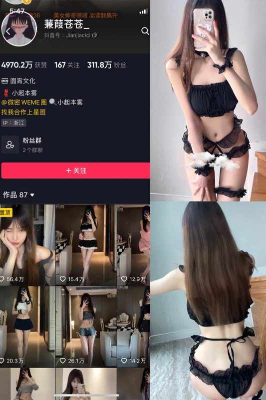 抖音 蒹葭苍苍 微密圈  NO.031期 【35P】最新至：2024.8.17-岛屿电鸽微密圈-全网最全抖音网红高质量总站