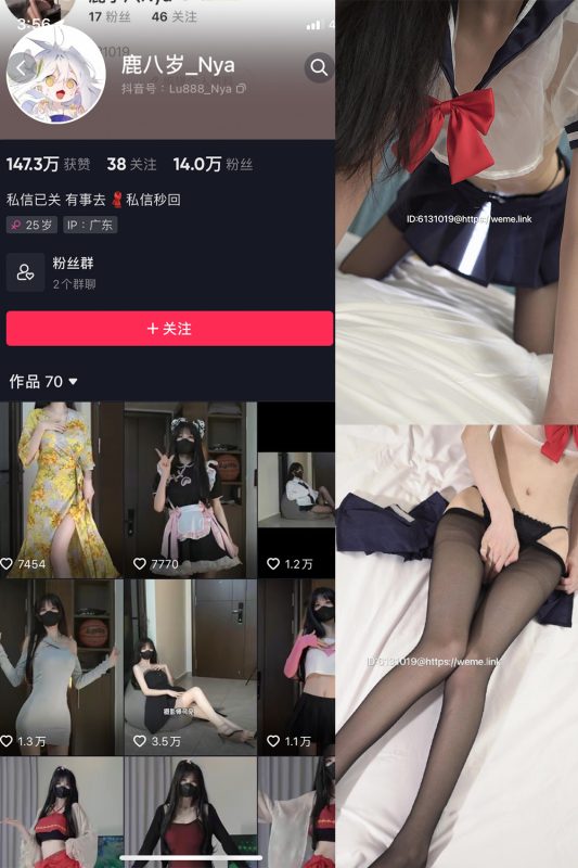 抖音 鹿八岁 微密圈  NO.010期 【20P2V】最新至：2023.6.1-岛屿电鸽微密圈-全网最全抖音网红高质量总站