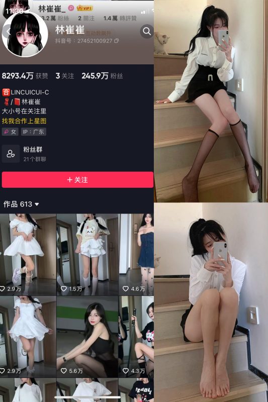 抖音 林崔崔 微密圈  NO.001期 【8P1V】-岛屿电鸽微密圈-全网最全抖音网红高质量总站