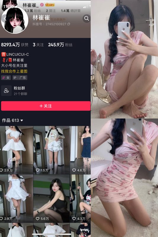 抖音 林崔崔 微密圈  NO.002期 【31P1V】-岛屿电鸽微密圈-全网最全抖音网红高质量总站