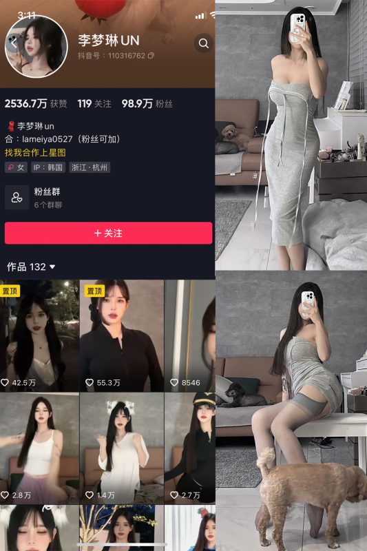 抖音 李梦琳 微密圈  NO.016期 【11P】最新至：2023.9.4-岛屿电鸽微密圈-全网最全抖音网红高质量总站