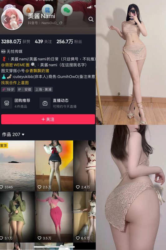 抖音 美酱Nami 微密圈  NO.012期 【25P】-岛屿电鸽微密圈-全网最全抖音网红高质量总站