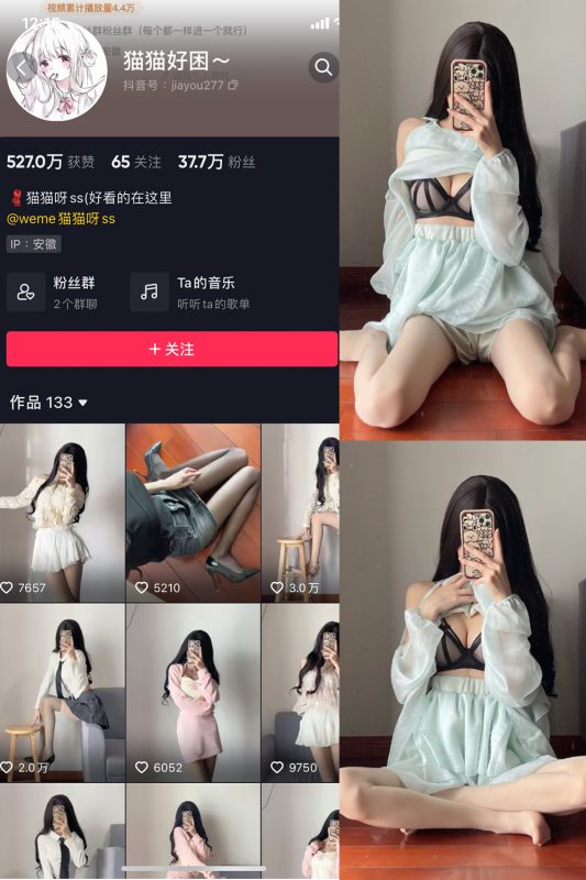 抖音 猫猫好困 微密圈  NO.015期 【18P】-岛屿电鸽微密圈-全网最全抖音网红高质量总站