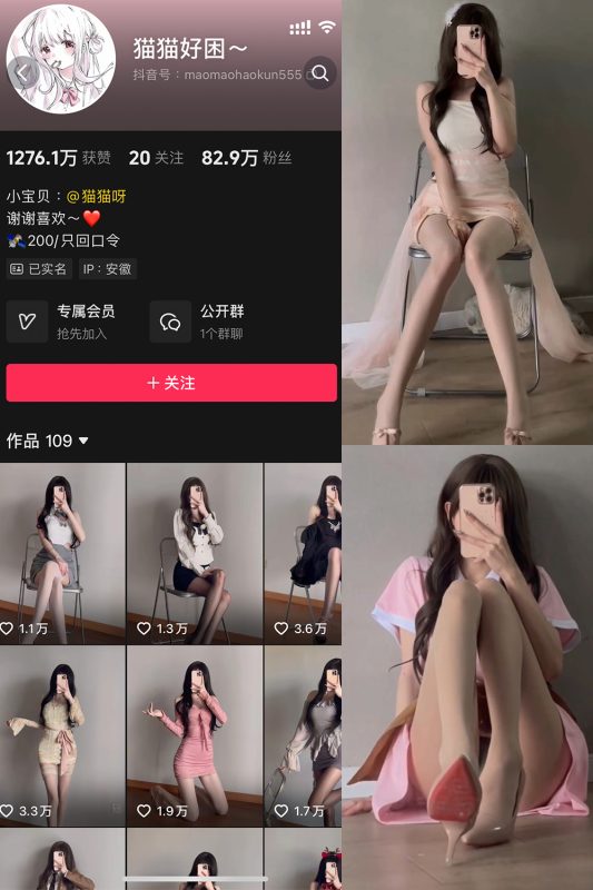 抖音 猫猫好困 微密圈  NO.043期 【6P7V】最新至：2025.4.17-岛屿电鸽微密圈-全网最全抖音网红高质量总站