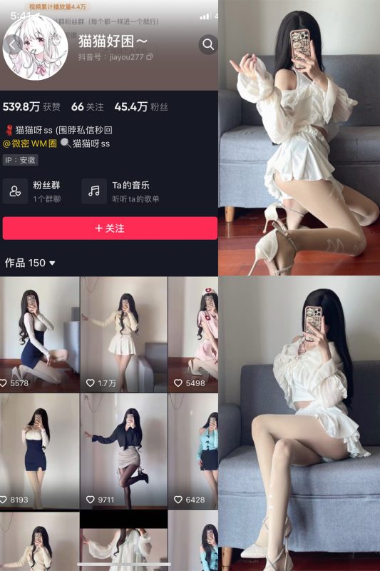 抖音 猫猫好困 微密圈  NO.020期 【20P】-岛屿电鸽微密圈-全网最全抖音网红高质量总站