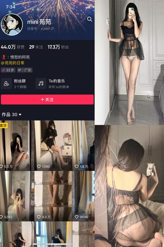 抖音 MiNi苑苑 微密圈  NO.006期 【54P】-岛屿电鸽微密圈-全网最全抖音网红高质量总站
