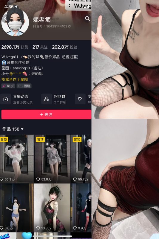 抖音 妮老师 微密圈  NO.001期 【21P10V】最新至：2023.6.19-岛屿电鸽微密圈-全网最全抖音网红高质量总站