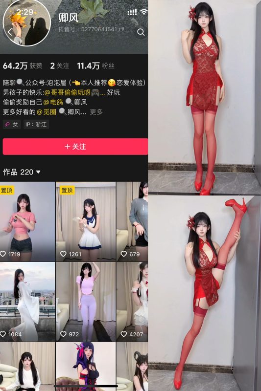 抖音 卿风 微密圈  NO.004期 【25P8V】最新至：2025.3.12-岛屿电鸽微密圈-全网最全抖音网红高质量总站