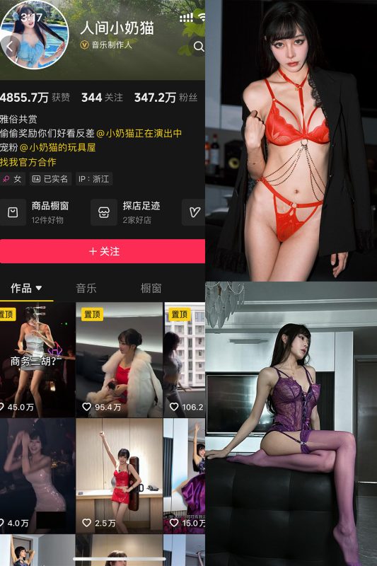 抖音 人间小奶猫 岛遇 NO.002期 【29P4V】最新至：2025.6.17-岛屿电鸽微密圈-全网最全抖音网红高质量总站