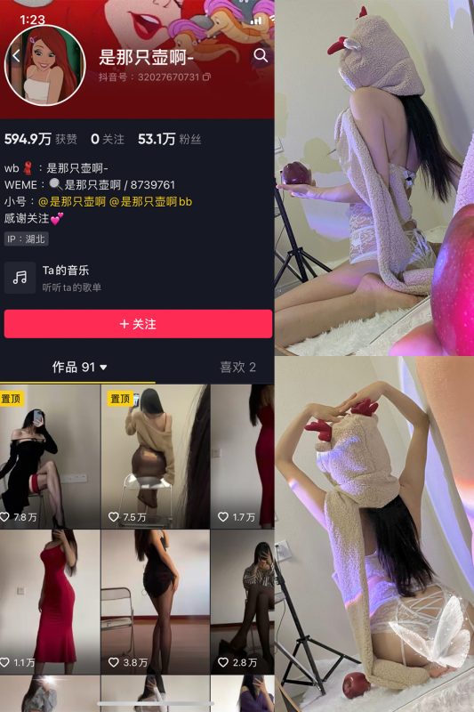 抖音 是那只壶啊 微密圈  NO.006期 【96P】-岛屿电鸽微密圈-全网最全抖音网红高质量总站