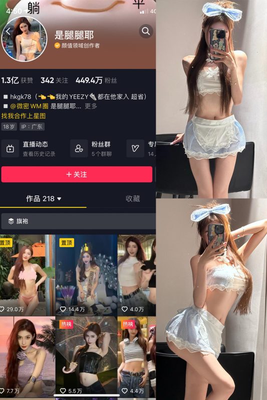 抖音 是腿腿耶 微密圈  NO.036期 【6P】最新至：2023.7.29-岛屿电鸽微密圈-全网最全抖音网红高质量总站