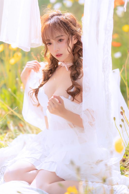 过期米线线喵 夏日限定 – 晒衣服 [41P]-岛屿电鸽微密圈-全网最全抖音网红高质量总站