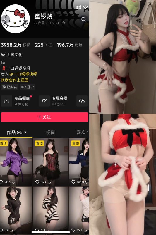 抖音 童锣烧 微密圈 NO.021期 【8P3V】最新至：2024.12.9-岛屿电鸽微密圈-全网最全抖音网红高质量总站