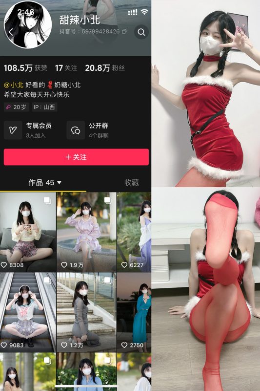 抖音 甜辣小北 微密圈 NO.005期 【17P3V】最新至：2025.1.10-岛屿电鸽微密圈-全网最全抖音网红高质量总站