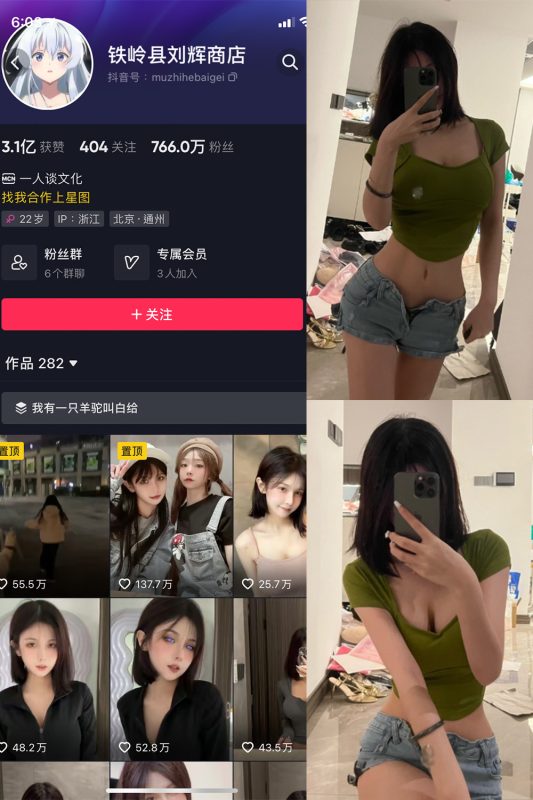 抖音 铁岭县刘辉商店 微密圈  NO.002期 【13V4P】最新至：2023.8.2-岛屿电鸽微密圈-全网最全抖音网红高质量总站