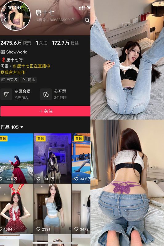抖音 唐十七 秘语空间 NO.029期 【19P】最新至：2026.5.11-岛屿电鸽微密圈-全网最全抖音网红高质量总站