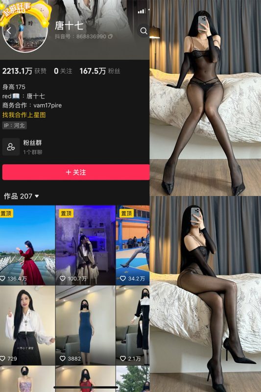 抖音 唐十七 微密圈 NO.030期 【26P】-岛屿电鸽微密圈-全网最全抖音网红高质量总站