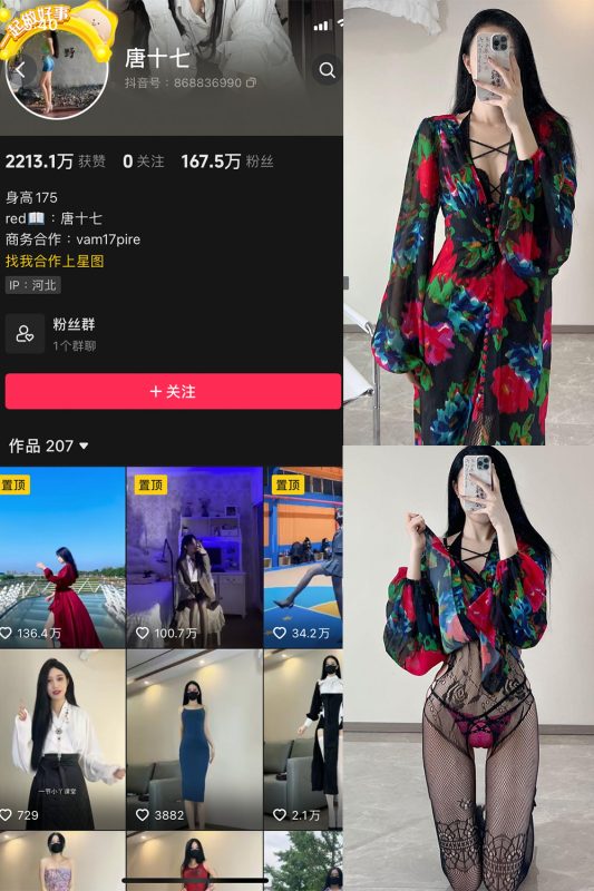 抖音 唐十七 微密圈 NO.007期 【79P2V】-岛屿电鸽微密圈-全网最全抖音网红高质量总站