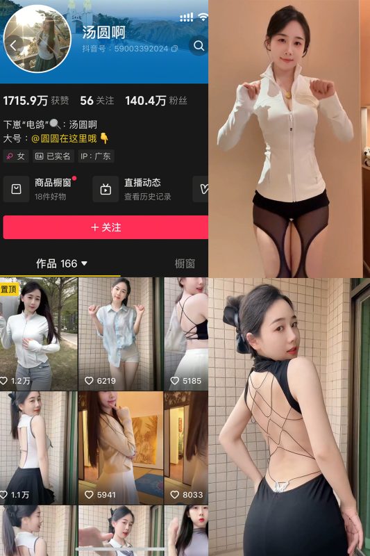 抖音 汤圆啊 微密圈  NO.004期 【20P4V】最新至：2025.3.22-岛屿电鸽微密圈-全网最全抖音网红高质量总站