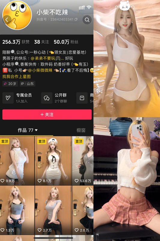 抖音 小柴不吃辣 微密圈  NO.004期 【11P18V】-岛屿电鸽微密圈-全网最全抖音网红高质量总站