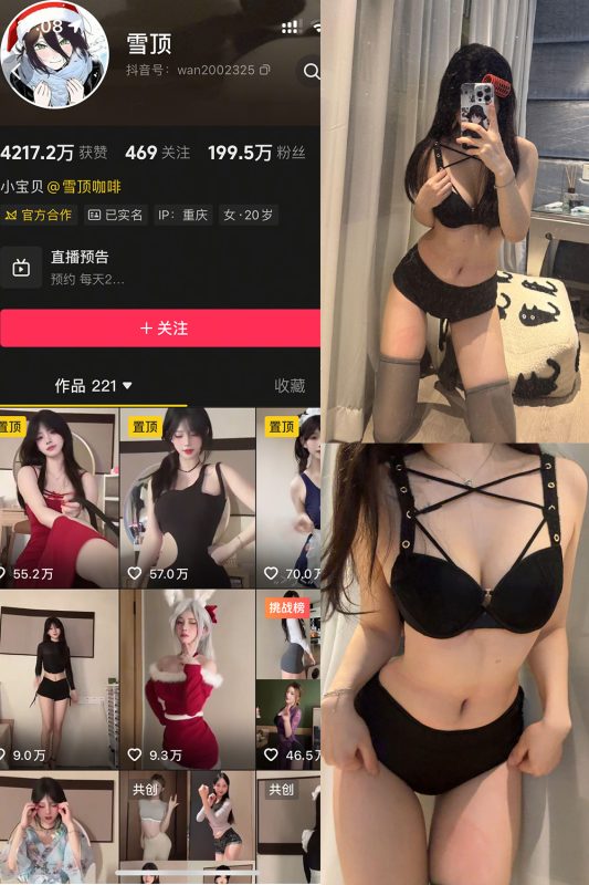 抖音 雪顶 岛遇 NO.016期 【29P2V】最新至：2025.12.18-岛屿电鸽微密圈-全网最全抖音网红高质量总站