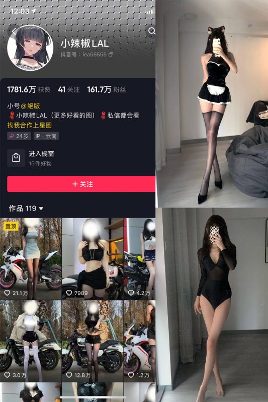 抖音 小辣椒LAL 微密圈  NO.001期 【16P】-岛屿电鸽微密圈-全网最全抖音网红高质量总站