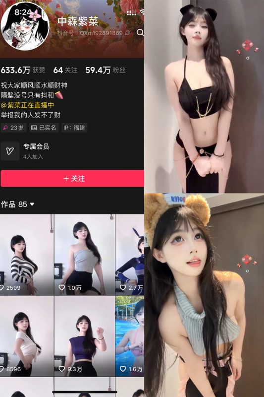 抖音 中森紫菜 岛遇 NO.002期 【23V】最新至：2025.6.9-岛屿电鸽微密圈-全网最全抖音网红高质量总站
