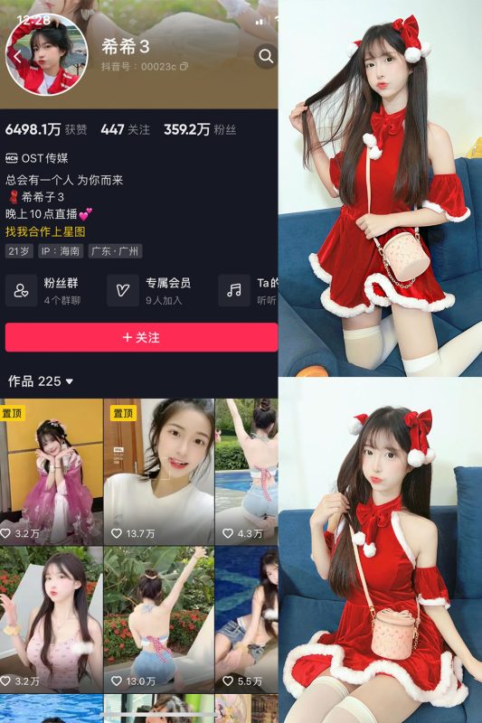 抖音 希希3 微密圈  NO.004期 【15P4V】-岛屿电鸽微密圈-全网最全抖音网红高质量总站