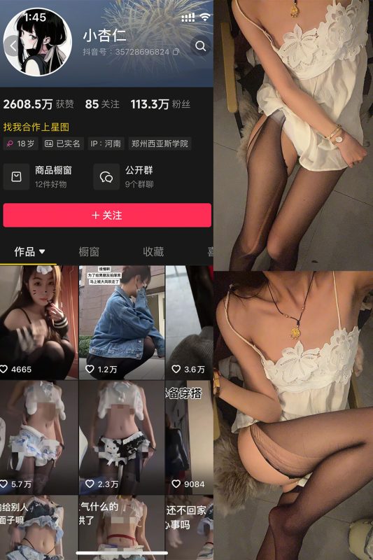 抖音 小杏仁 微密圈  NO.005 【71P1V】-岛屿电鸽微密圈-全网最全抖音网红高质量总站