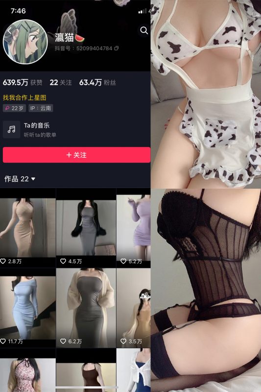 抖音 瀛猫 微密圈  NO.013期 【8P】最新至：2023.7.31-岛屿电鸽微密圈-全网最全抖音网红高质量总站