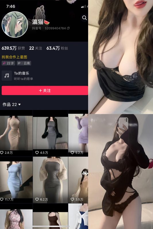 抖音 瀛猫 微密圈  NO.026期 【9P】最新至：2023.11.26-岛屿电鸽微密圈-全网最全抖音网红高质量总站