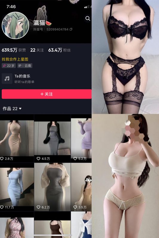 抖音 瀛猫 微密圈  NO.040期 【14P1V】最新至：2024.3.28-岛屿电鸽微密圈-全网最全抖音网红高质量总站