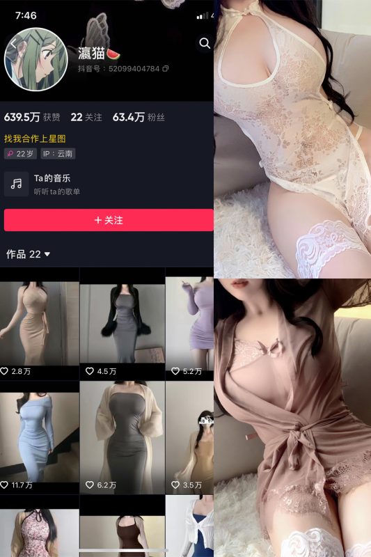 抖音 瀛猫 微密圈  NO.042期 【11P3V】最新至：2024.4.5-岛屿电鸽微密圈-全网最全抖音网红高质量总站