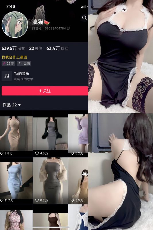 抖音 瀛猫 微密圈  NO.043期 【13P】最新至：2024.4.6-岛屿电鸽微密圈-全网最全抖音网红高质量总站