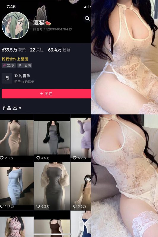 抖音 瀛猫 微密圈  NO.048期 【8P2V】最新至：2024.4.26-岛屿电鸽微密圈-全网最全抖音网红高质量总站
