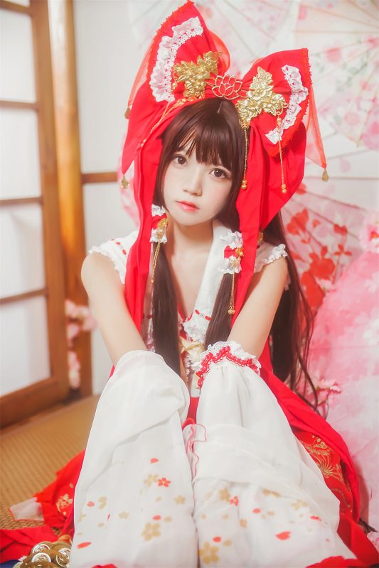 桜桃喵 VOL.026 [45P] 灵梦／新年快乐-岛屿电鸽微密圈-全网最全抖音网红高质量总站
