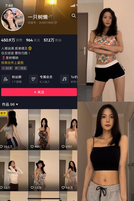抖音 一只树懒 微密圈  NO.001期 【11P14V】-岛屿电鸽微密圈-全网最全抖音网红高质量总站