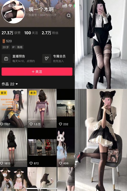 抖音 嘴一个木啊 微密圈  NO.001 【12P8V】最新至：2025.2.1-岛屿电鸽微密圈-全网最全抖音网红高质量总站