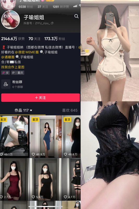 抖音 子瑜姐姐 微密圈  NO.014期 【13P】-岛屿电鸽微密圈-全网最全抖音网红高质量总站
