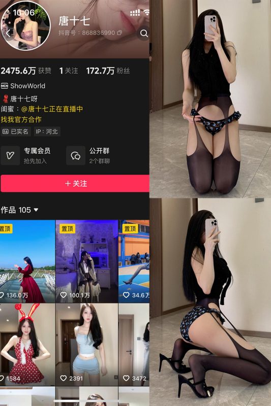 抖音 唐十七 秘语空间 NO.002期 【29P】-岛屿电鸽微密圈-全网最全抖音网红高质量总站
